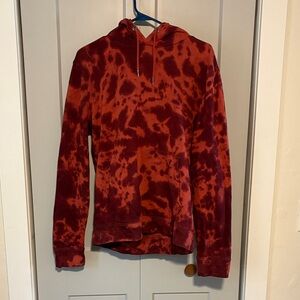 Aeropostale Maroon Tie-Dye Sweatshirt